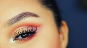 pretty peach makeup tutorials to create