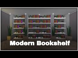 bloxburg modern bookshelf you