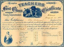 Certified To Teach Ella Pullmans Teaching Certificates 1876 1901