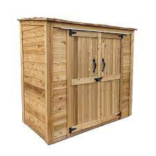 cedar wood garden chalet shed