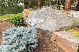 landscaping with boulders to elevate