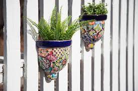 Ceramic Wall Planters Talavera Garden