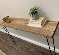 Narrow Console Table With 28 Hairpin