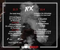 crossfit open 21 3 and 21 4 workouts
