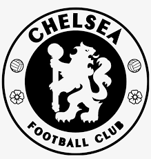 Portrait with black and white background: Chelsea Fc Logo Black And White Free Transparent Png Download Pngkey
