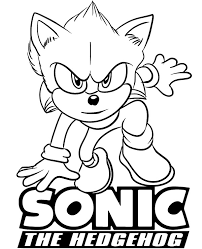 top sonic coloring pages to print