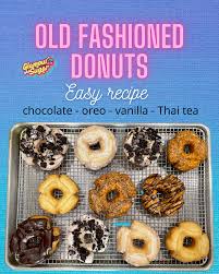 old fashioned donuts glamour and sugar