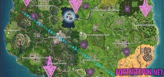 Northeast at g9, near lucky landing. Locations For The Visit A Viking Ship A Camel And A Crashed Battle Bus Fortnite Battle Royale