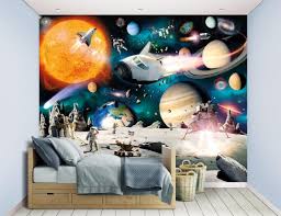 Space Adventure Mural Wallpaper Inn
