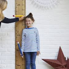 Personalised Wooden Ruler Height Chart Kids Rule