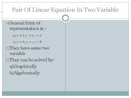 Linear Equation In Two Variable Anurag