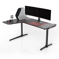 There are 44820 black desk for sale on etsy, and they cost £106.64 on average. Ebern Designs L60 Gaming Desk L Shaped Black Gaming Computer Table Reviews Wayfair
