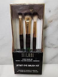milani jetset eye brush kit 3pc for