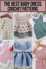 14 pretty baby dress crochet patterns