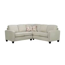 roman ivory fabric sectional