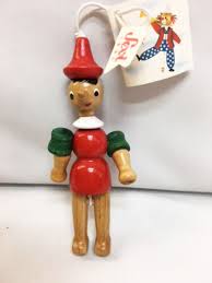 wood pinocchio figurine doll
