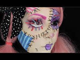 rag doll halloween makeup tutorial