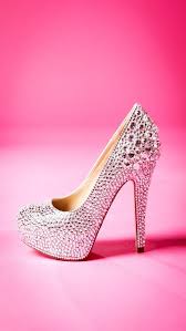 shoes rhinestones high heels