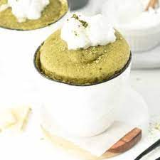 Fluffy Moist Matcha Green Tea Mug Cakes In 90 Seconds Full Recipe  gambar png