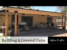 Building A Covered Patio Before