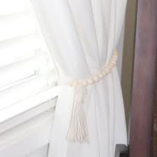 You'll need something to tie your knots to. How To Make Curtain Tiebacks Home By Jenn