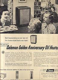 coleman ad 1950 vine ads and stuff