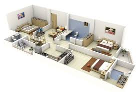 7 Best 3 Bedroom House Plans In 3d You