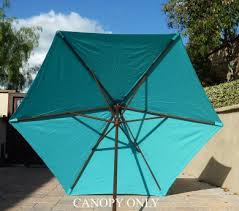 2 7m umbrella replacement canopy 6 ribs