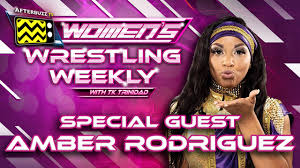 Amber nova & the bearded lady defeat gypsy mac & james ellsworth. Interview With Amber Rodriguez Afterbuzz Tv S Women S Wrestling Weekly Afterbuzz Tv Network