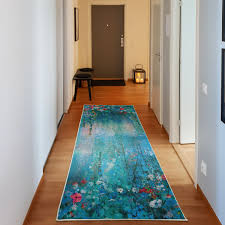 flower decorative rug abstract herbs
