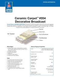 ceramic carpet 554 decorative