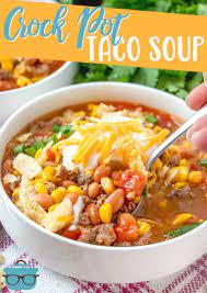 crock pot taco soup recipe