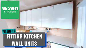 how to fit wren kitchen wall units