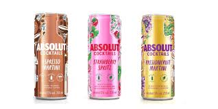 absolut vodka launches new tail rtd
