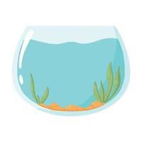 empty fish bowl vector art icons and