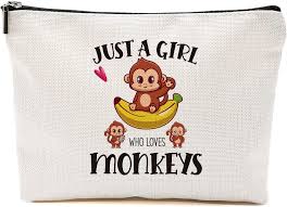 monkey makeup bag monkey gifts for