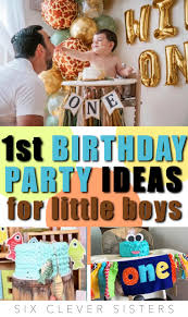 first birthday party ideas for boys