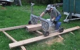 homemade portable sawmill
