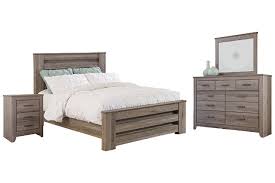 Kids bedroom sets by ashley furniture homestore furnishing a kid's bedroom can be a challenge. Zelen Queen Panel Bed With Dresser Mirror And Nightstand Ashley Furniture Homestore