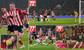 Head to head statistics and prediction, goals, past matches we found streaks for direct matches between sheffield united vs manchester united. Sheffield United 3 3 Manchester United Oli Mcburnie Scores Dramatic Last Gasp Equaliser Daily Mail Online