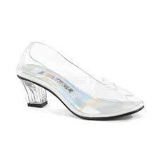 clear plastic glass slippers cinderella