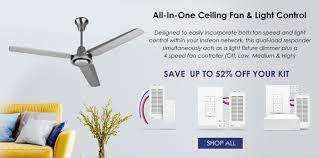 What's the best ceiling fan control solution? Smarthome Inc Make Your Ceiling Fan Smart Milled