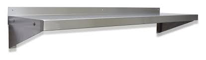 Stainless Steel Solid Wall Shelf 1200