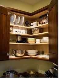 easy reach upper corner cabinet