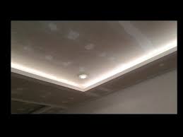 Simple Ceiling Design With Cove Light
