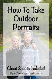 how to take outdoor portraits like a