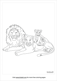 Printable coloring and activity pages are one way to keep the kids happy (or at least occupie. Realistic Lion Family Coloring Pages Free Animals Coloring Pages Kidadl