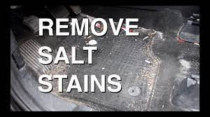 remove salt stains from carpets