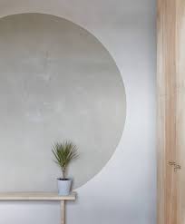 modern plaster walls
