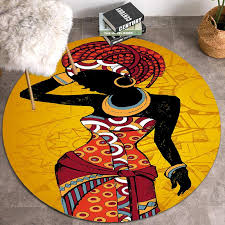 ethnic style round carpets for